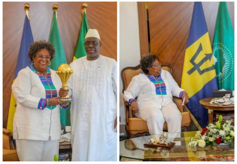 MIA MOTTLEY, de la Barbade reçue au palais…