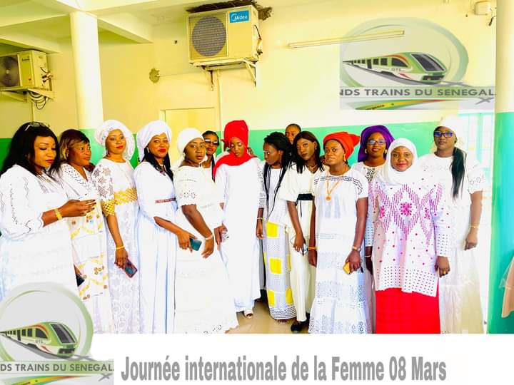 Journée Internationale du 08 Mars avec les femmes du Trains Sénégal en image.