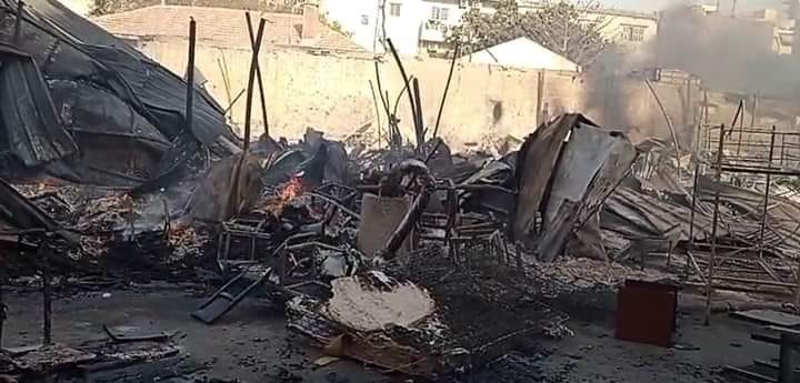 AVENUE LAMINE GUÈYE : Violent incendie à la « salle des ventes »￼