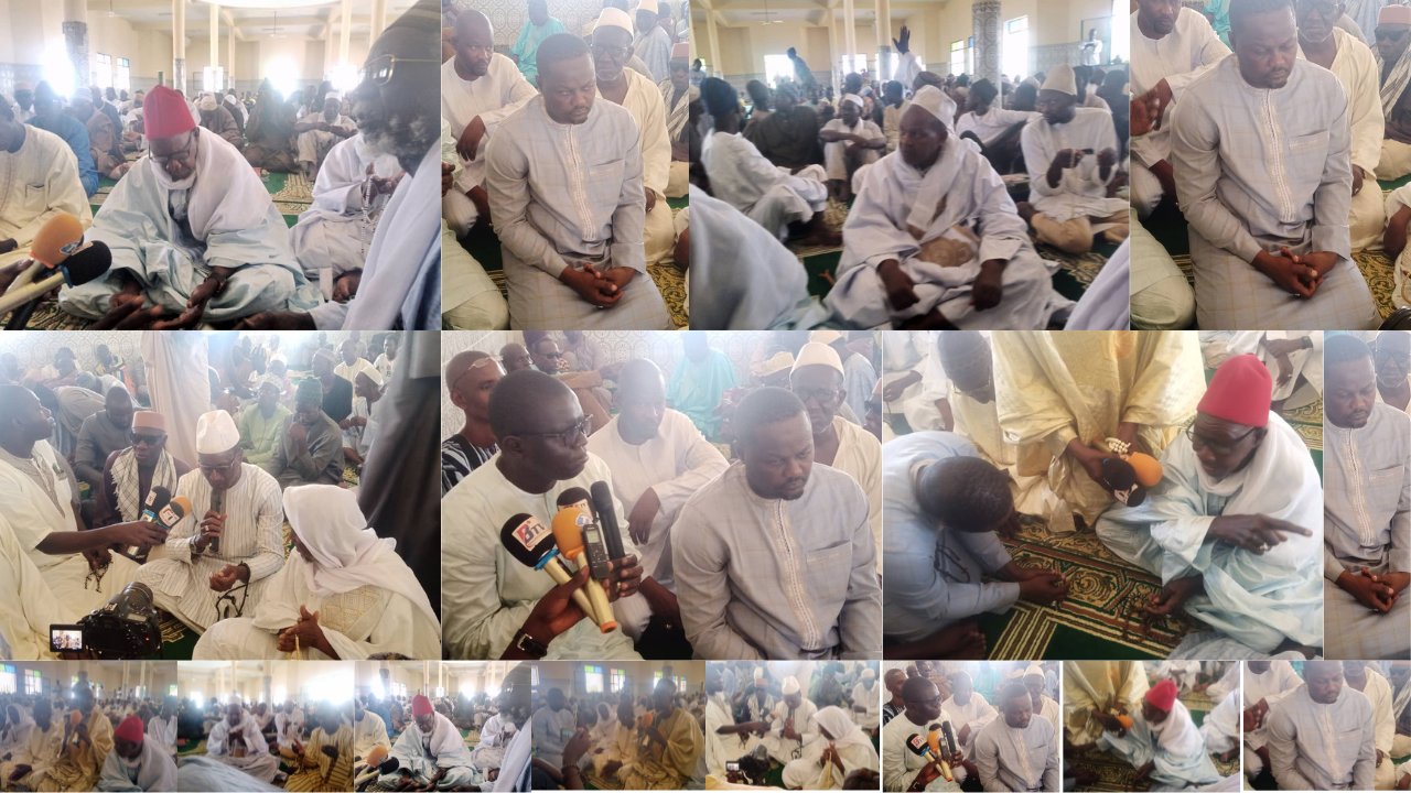 Commune de koungheul : Journée de prière à la grande mosquée de Koungheul, le maire ALIOUNE BADARA LY