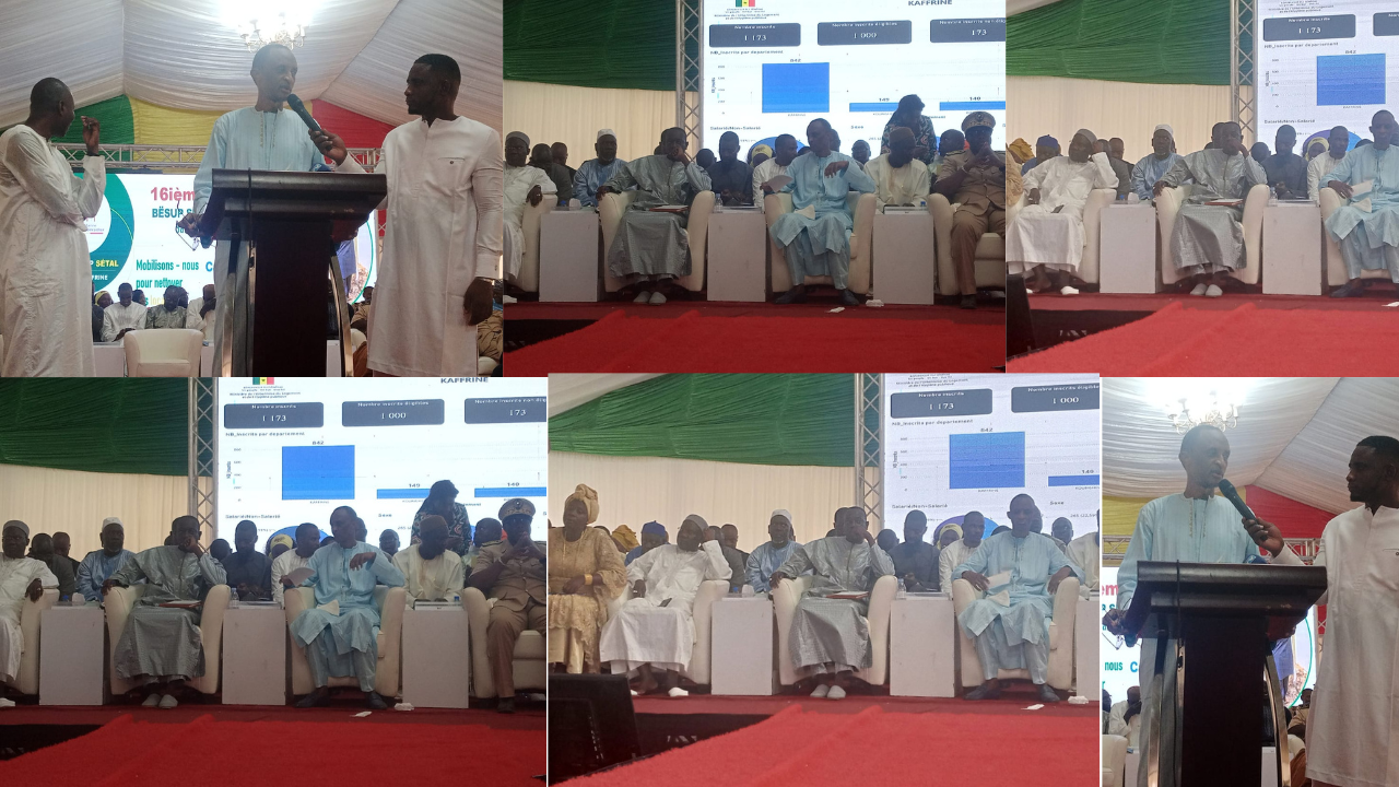 Forum régional de Partage des Projets à kaffrine : Abdoulaye Seydou Sow invite les différents acteurs à s&rsquo;engager pour un développement inclusif et durable