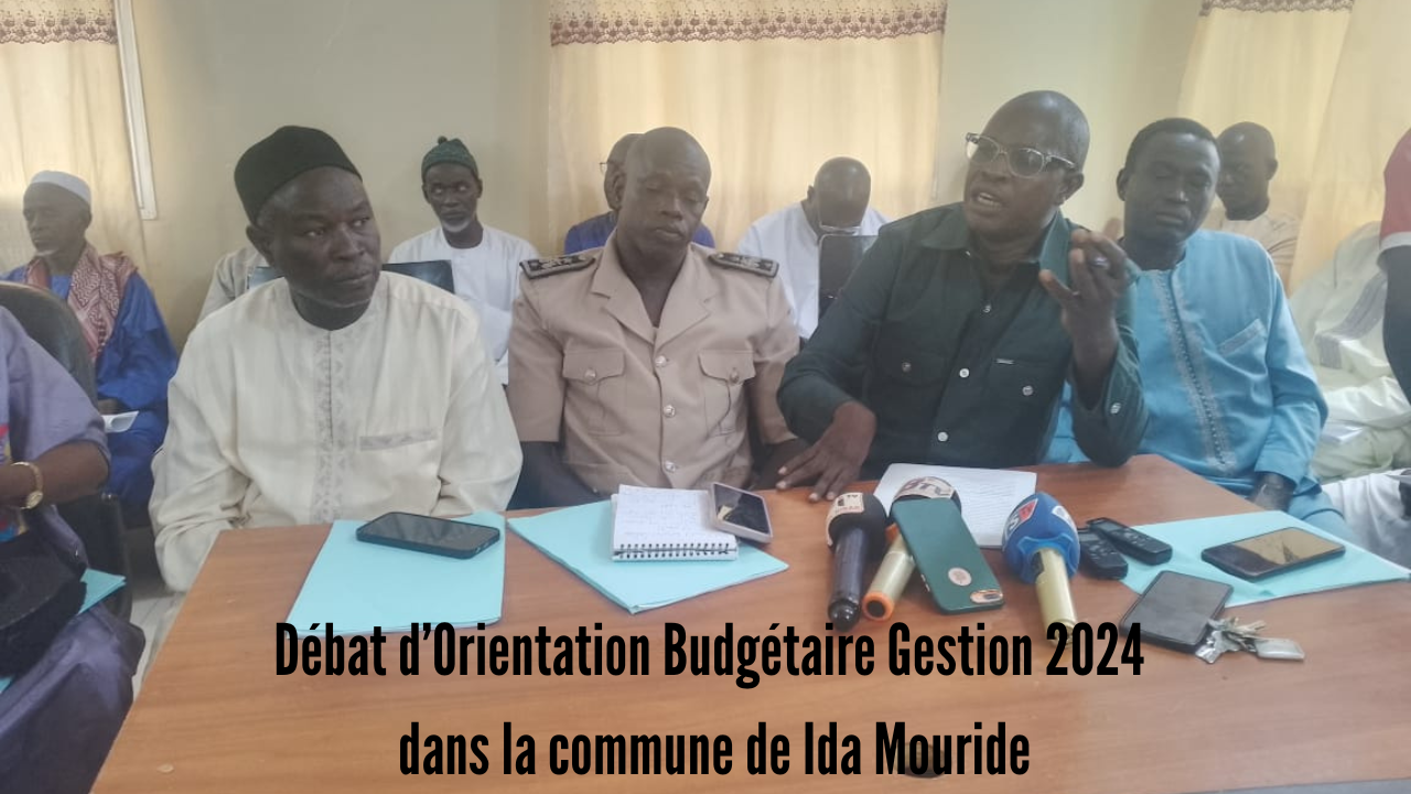 Commune de Ida Mouride : un débat d&rsquo;orientation budgétaire gestion 2024 organisé en faveur de la communauté