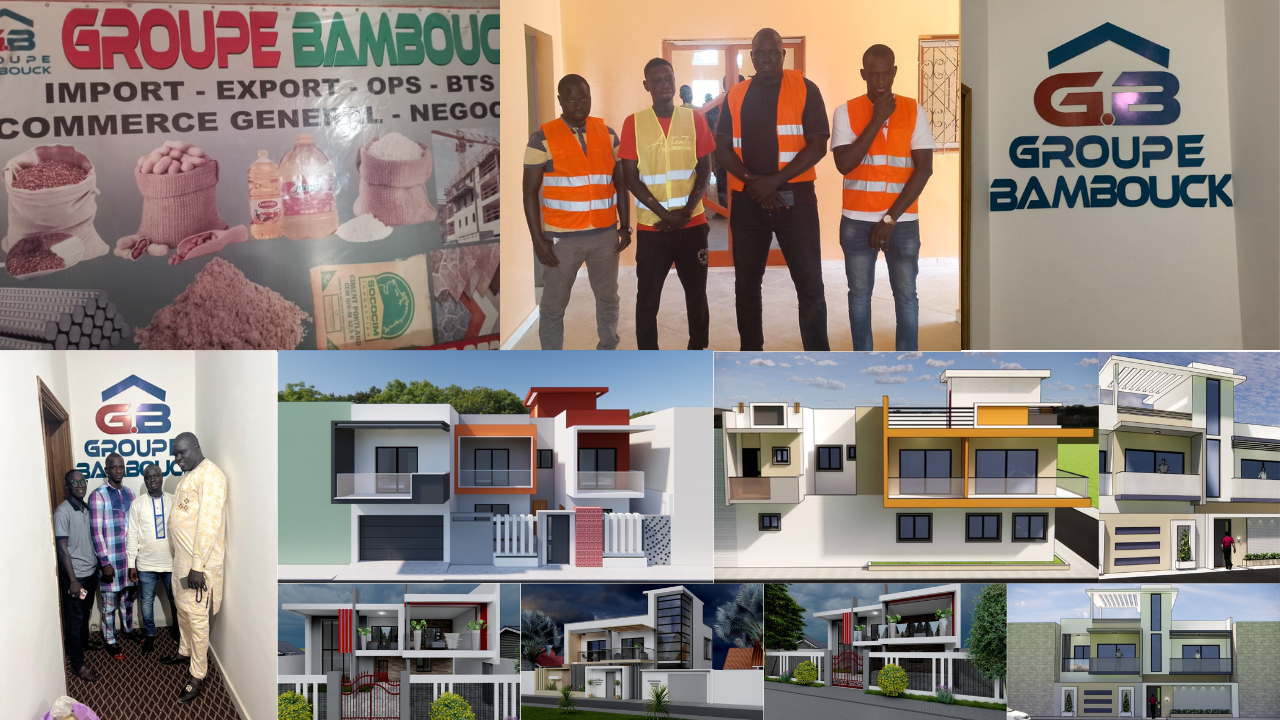 Construction de bâtiments, import, export, commerce général…: l&rsquo;entreprise GB groupe Bambouck propose ses services à la population sénégalaise