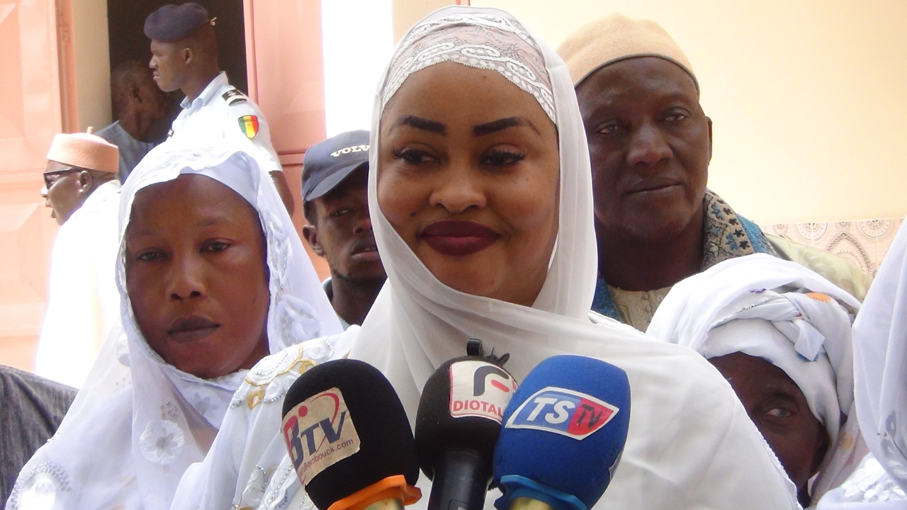 Commune de koungheul : la députée Madame Fanta Sall inaugure la grande mosquée