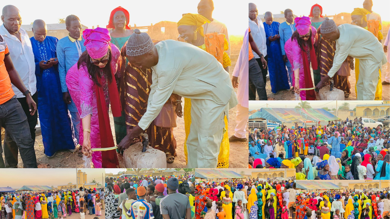 Commune de Missirah Wadene à Taiba Thialène : La députée Fanta Sall inaugure les Trois forages qu&rsquo;elle a construits