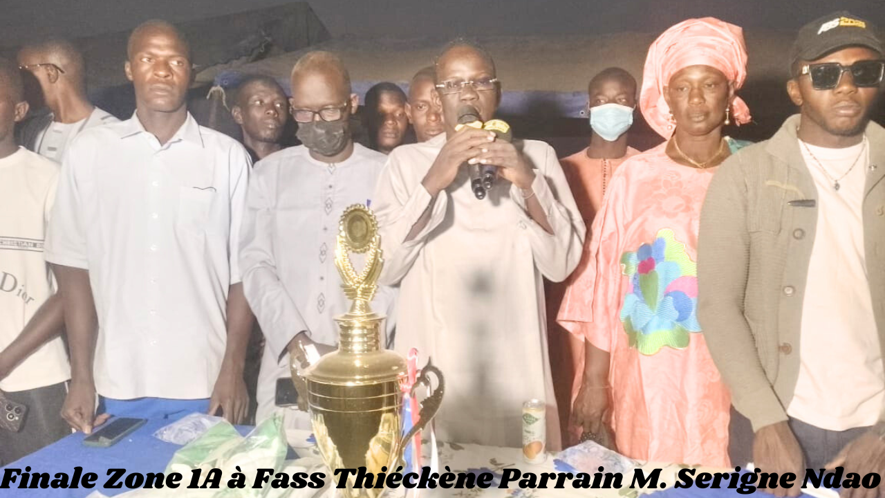 Finale Zone 1A à Fass Thiéckène : M. Serigne Ndao  délégué régional candidat Abdoulaye Sylla ABS 2024 C50 gâte les Asc