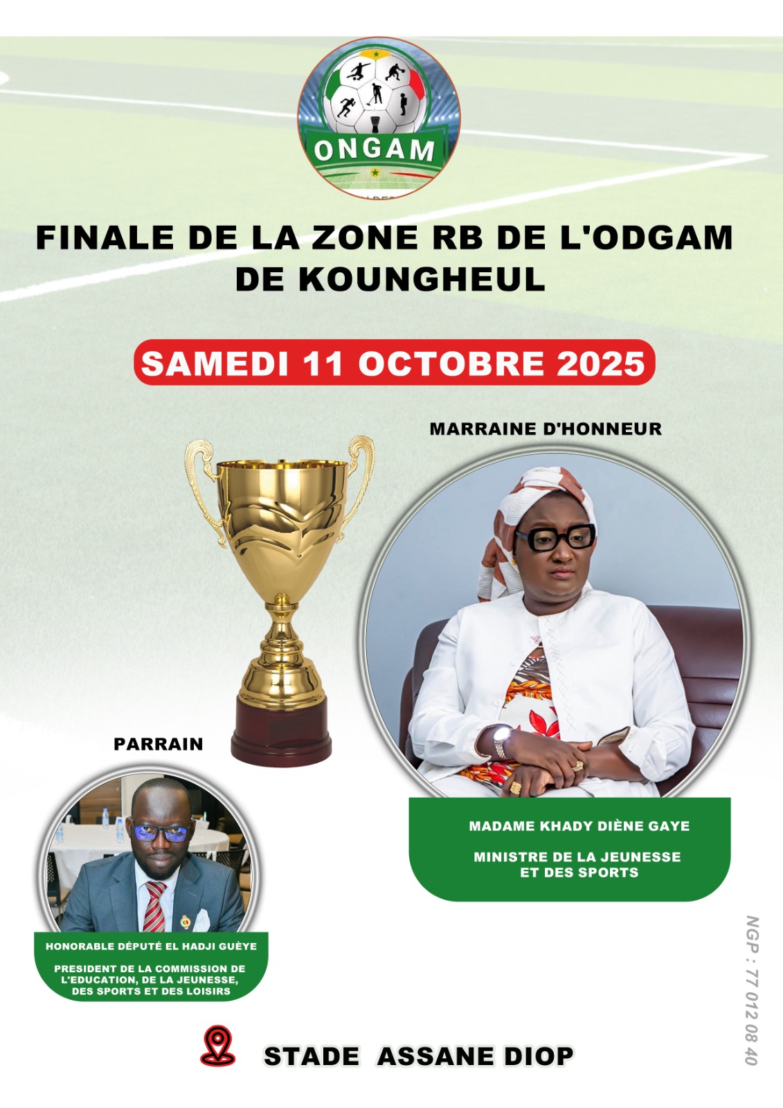 ⚽ Koungheul s’enflamme pour la grande finale de la Zone R1B : Avenir et Gombé à l’affiche sous le parrainage de l’honorable El Hadji Gueye