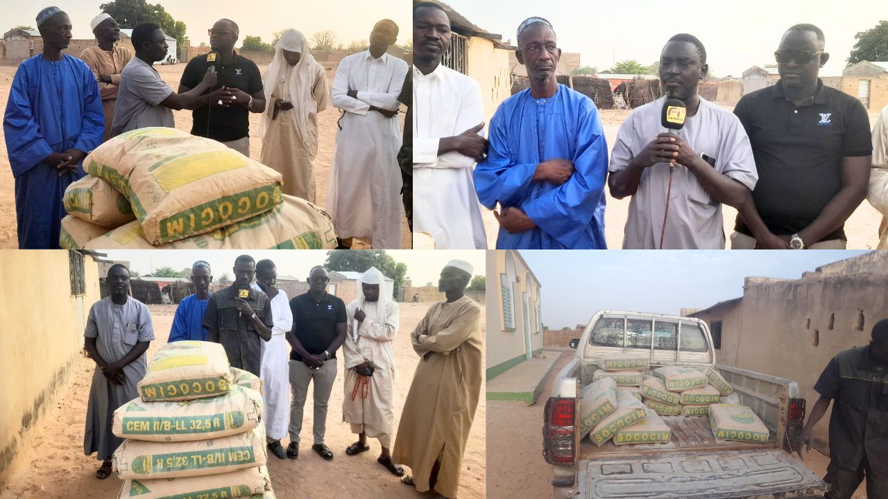 Ndiokoule : Un don de ciment pour la construction d’une morgue à la mosquée
