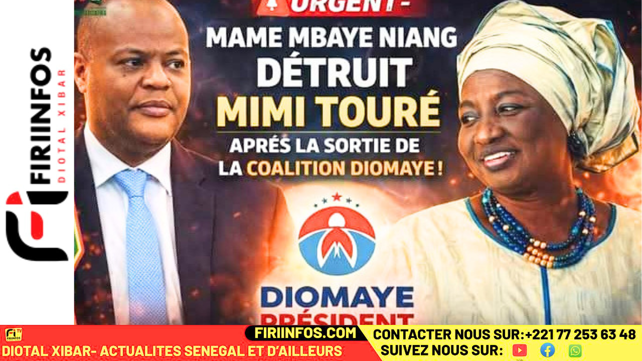 Politique : Mame Mbaye Niang charge Aminata Touré supervision de la coalition Diomaye Président