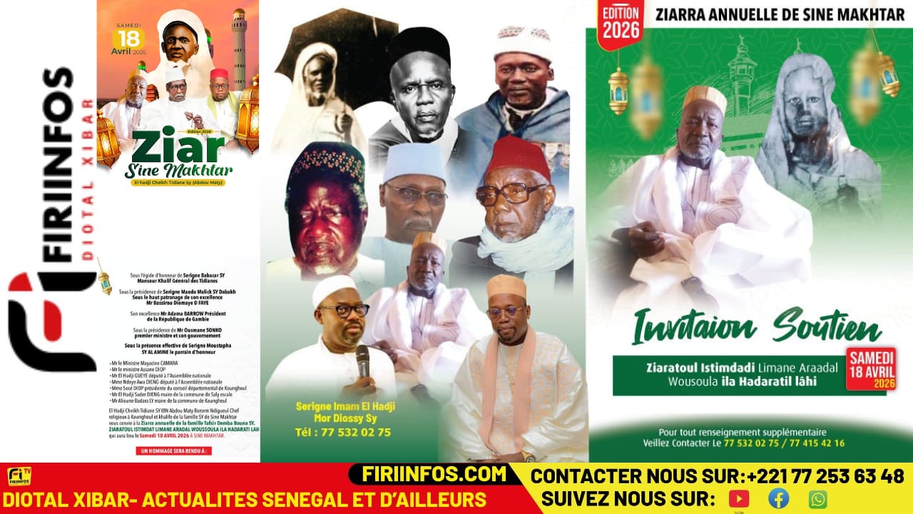 Ziarra annuelle de la famille Tafsir Demba Bouna SY à SINE MAKHTAR