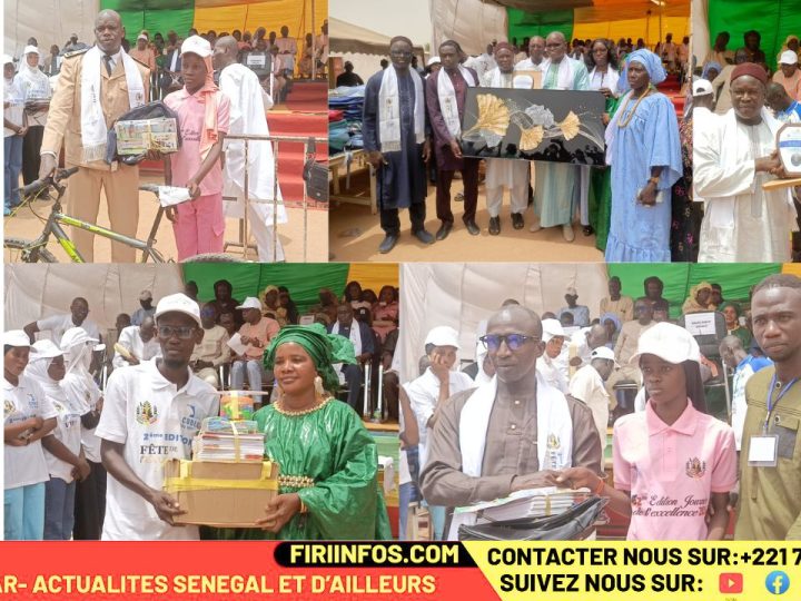 KOUNGHEUL : plus de 300 élèves et acteurs du système éducatif récompensés à Ida Mouride