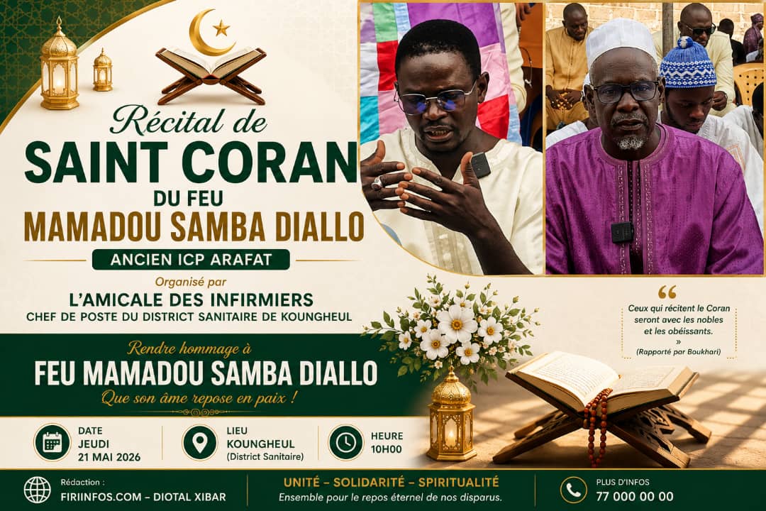 Koungheul : un an après la disparition de Mamadou Samba Diallo, les ICP lui rendent un vibrant hommage