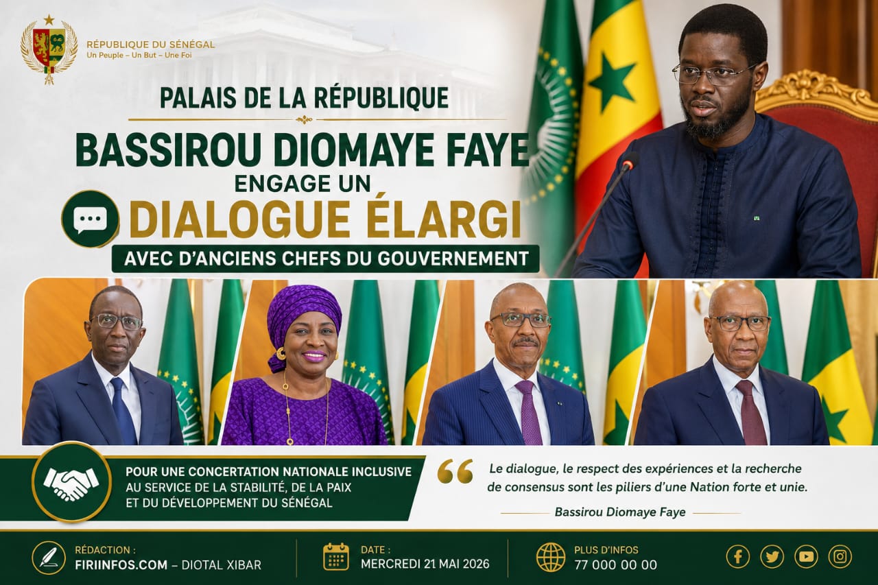 Palais de la République : Bassirou Diomaye Faye engage un dialogue élargi avec d’anciens chefs du gouvernement