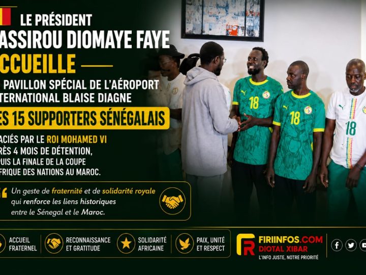 🇸🇳 Le Président de la République, Bassirou Diomaye Faye, a accueilli au pavillon spécial de l’Aéroport international Blaise Diagne (AIBD)