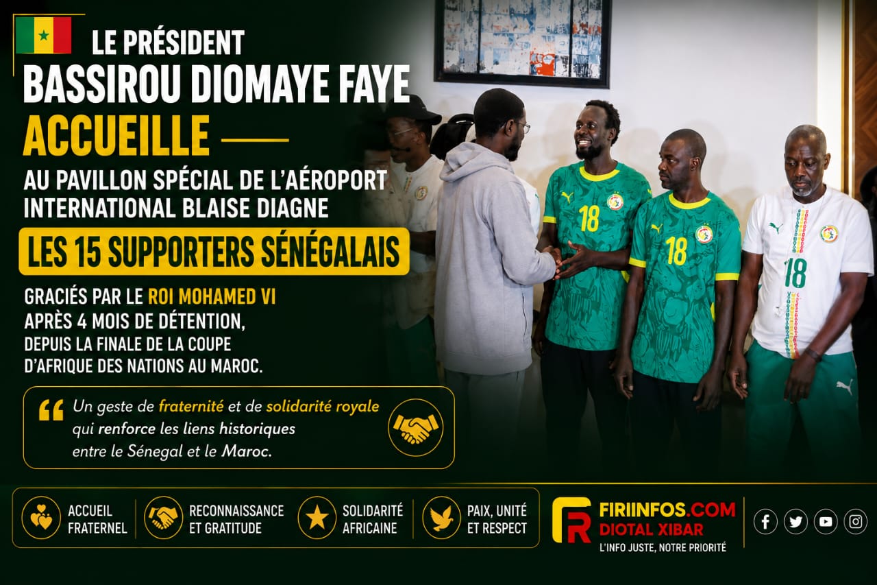 🇸🇳 Le Président de la République, Bassirou Diomaye Faye, a accueilli au pavillon spécial de l’Aéroport international Blaise Diagne (AIBD)