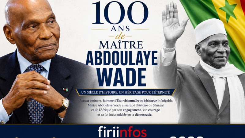 Sénégal : le centenaire d’Abdoulaye Wade célébré dans l’émotion et la reconnaissance