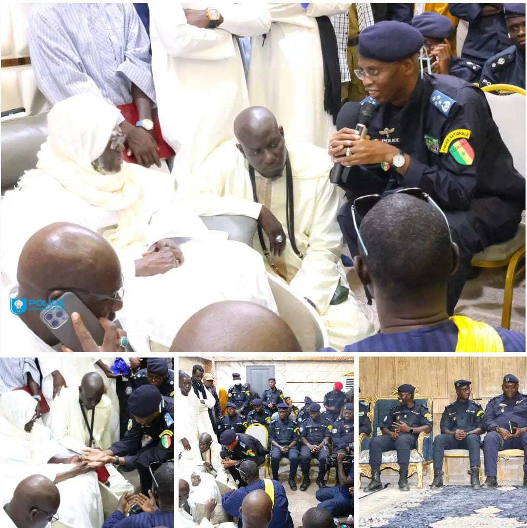 Magal 2026 : le Directeur général de la Police nationale reçu par le Khalife général des Mourides