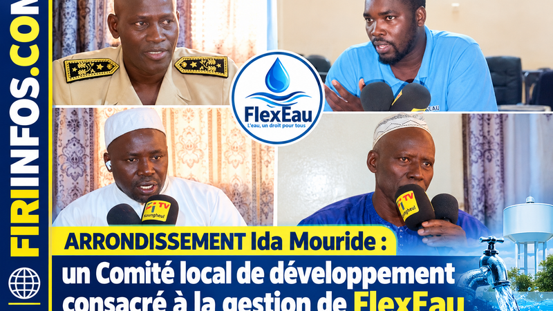Arrondissement Ida Mouride : un Comité local de développement consacré à la gestion de FlexEau