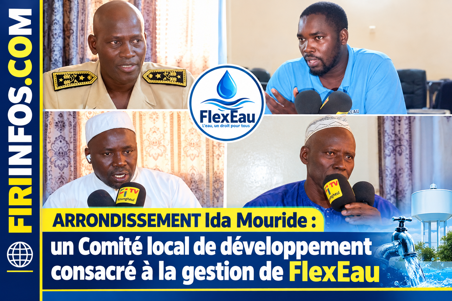 Arrondissement Ida Mouride : un Comité local de développement consacré à la gestion de FlexEau