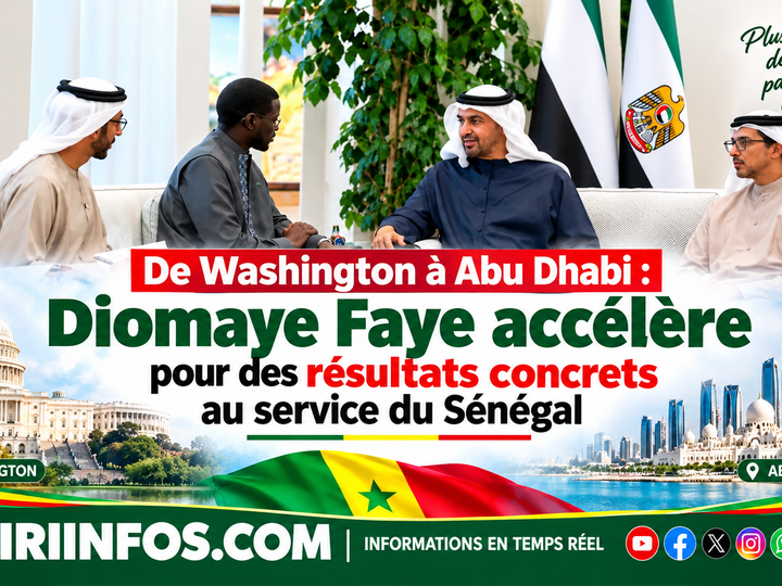 De Washington à Abu Dhabi : Bassirou Diomaye Faye accélère la diplomatie économique du Sénégal
