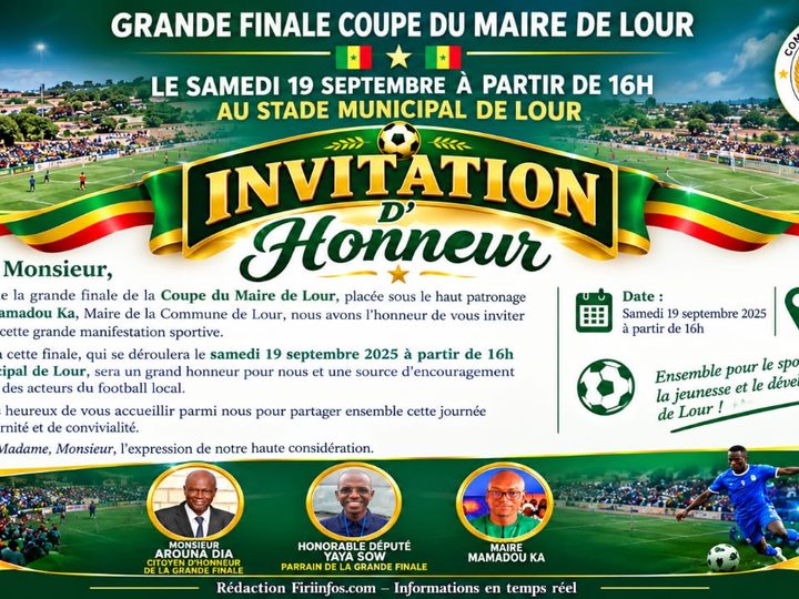Lour Escale : l’ASC Renaissance et l’ASC Xay-Gui s’affrontent en finale de la Coupe du Maire