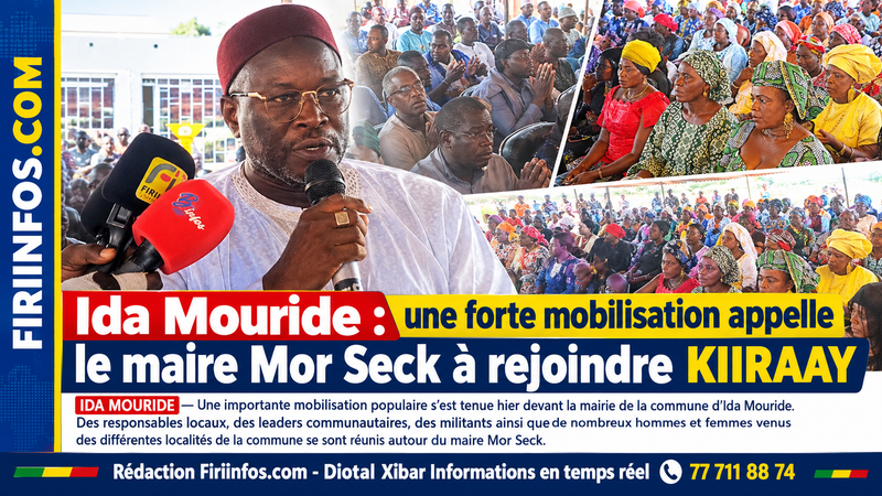 Ida Mouride : forte mobilisation autour de Mor Seck, la base l’invite à rejoindre KIIRAAY